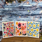Tropical Flower Garden Swedish Dishcloths- Summer Decor