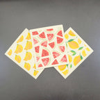 Patterned Lemon Swedish Dishcloth - Swedish Dishcloths