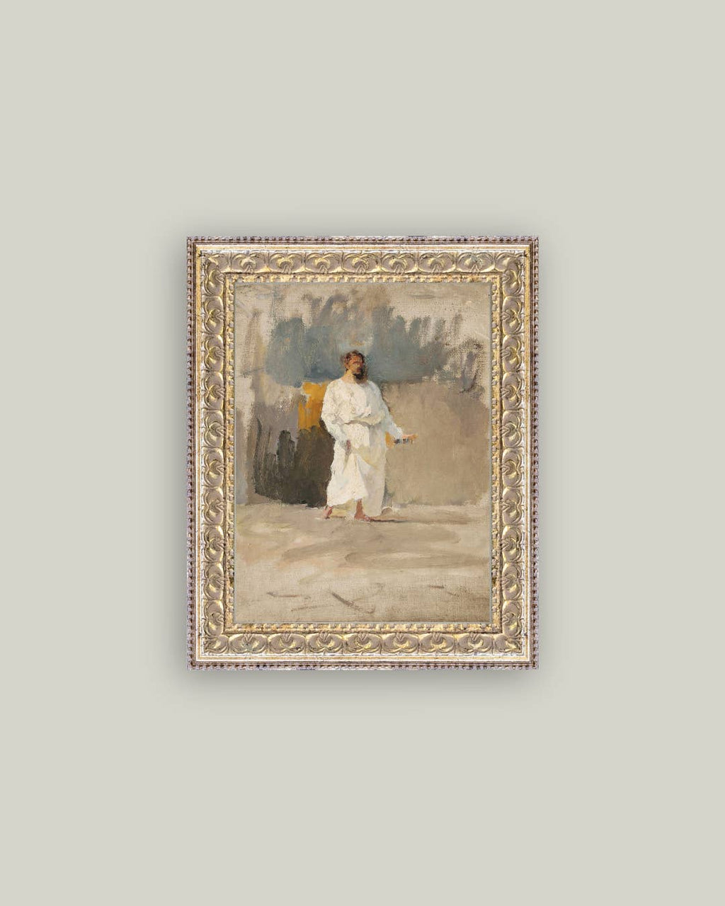 Christ Framed Antique Art