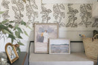 Meadow by the Shoreline Framed Antique Art