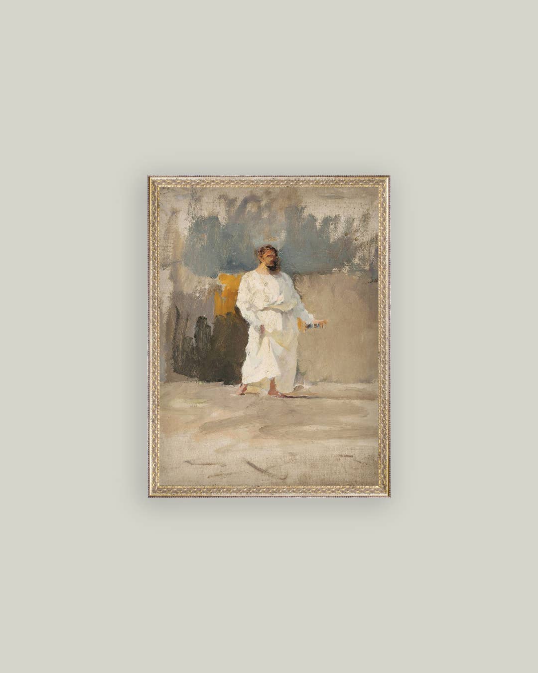 Christ Framed Antique Art