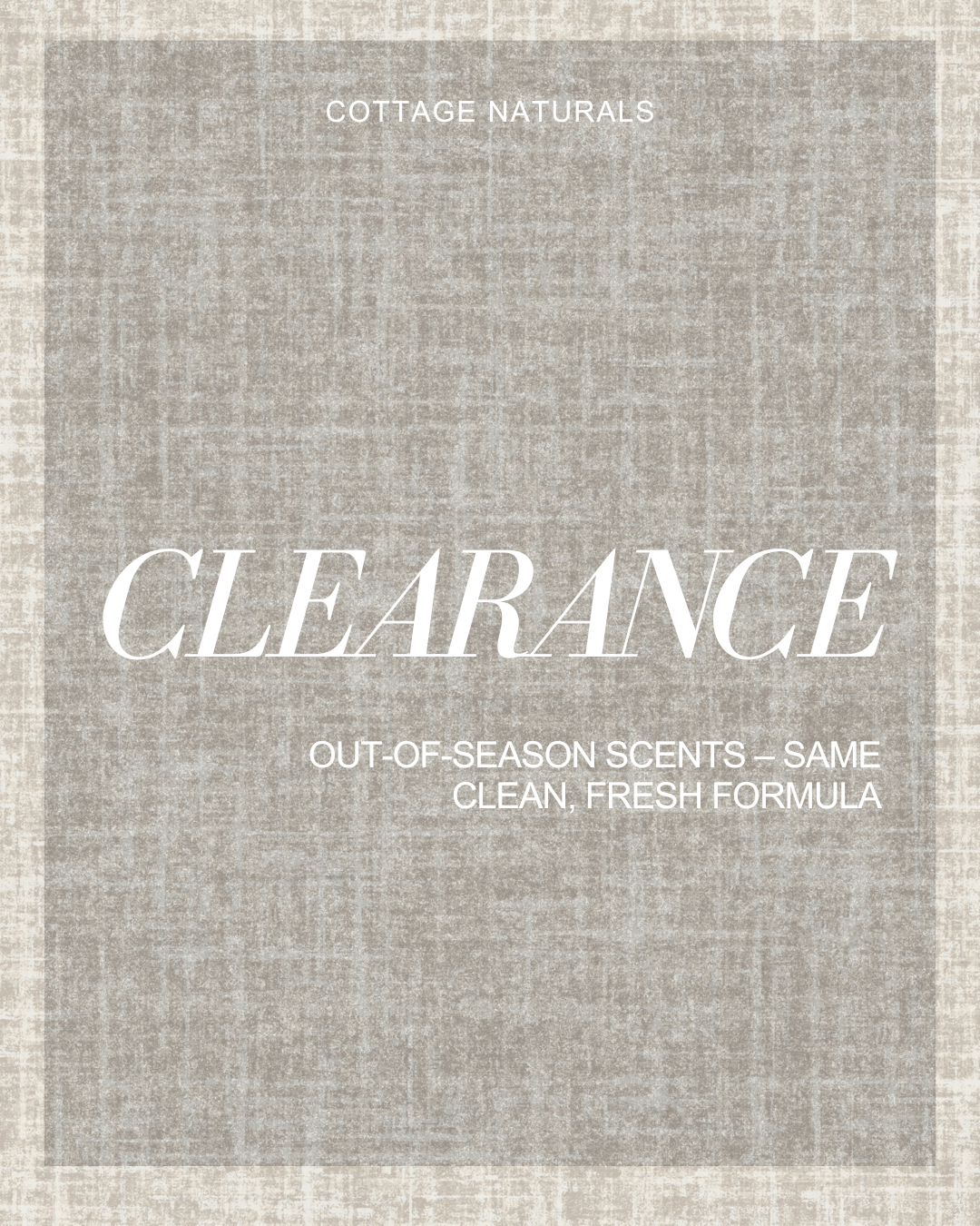 Clearance All-Purpose Cleaner
