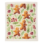 Gingerbread Cookie Swedish Dishcloths - Christmas Decor