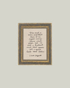 To Be Kind Framed Antique Print