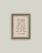 To Be Kind Framed Antique Print