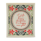 I Wish You A Merry Christmas Swedish Dishcloths - Xmas Decor
